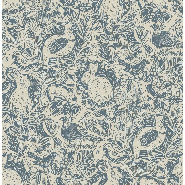 Nuwallpaper Terrene Peel & Stick Wallpaper Blue NUS3622 - main